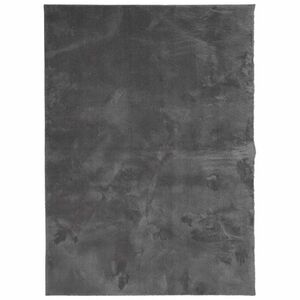 vidaXL HUARTE antracit rövid szálú puha és mosható szőnyeg 140x200 cm kép