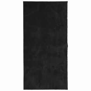 vidaXL HUARTE fekete rövid szálú puha és mosható szőnyeg 100 x 200 cm kép