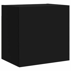 vidaXL fekete szerelt fa fali TV-szekrény 40, 5 x 30 x 40 cm kép