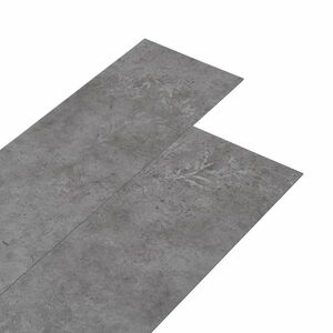 vidaXL betonszürke 2 mm-es öntapadó PVC padlóburkolat 5, 02 m² kép