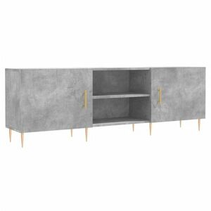 vidaXL betonszürke szerelt fa TV-szekrény 150 x 30 x 50 cm kép