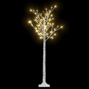 vidaXL 140 LED-es bel-/kültéri meleg fehér fűzfa karácsonyfa 1, 5 m kép