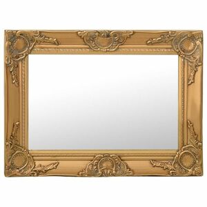 vidaXL aranyszínű tükör 40 x 40 cm kép