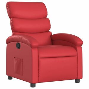 vidaXL piros műbőr dönthető fotel kép