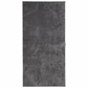 vidaXL HUARTE antracit rövid szálú puha és mosható szőnyeg 100x200 cm kép