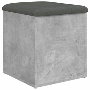 vidaXL betonszürke szerelt fa tárolópad 42 x 42 x 45 cm kép
