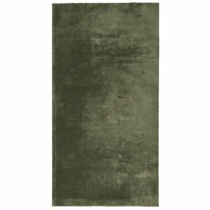 vidaXL HUARTE erdőzöld rövid szálú puha és mosható szőnyeg 80 x 150 cm kép