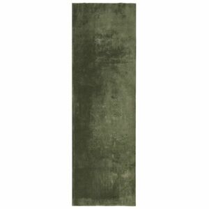 vidaXL HUARTE erdőzöld rövid szálú puha és mosható szőnyeg 80 x 250 cm kép