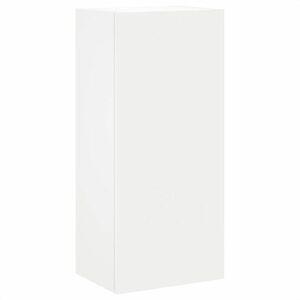 vidaXL fehér szerelt fa fali TV-szekrény 40, 5 x 30 x 90 cm kép