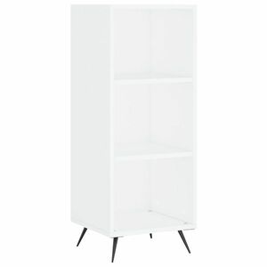 vidaXL fehér szerelt fa polcos szekrény 34, 5 x 32, 5 x 90 cm kép