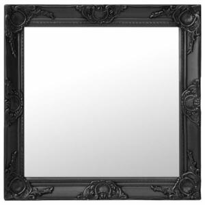 vidaXL fekete barokk stílusú fali tükör 60 x 60 cm kép