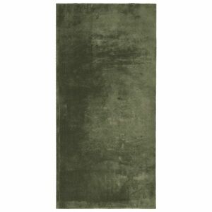 vidaXL HUARTE erdőzöld rövid szálú puha és mosható szőnyeg 100x200 cm kép