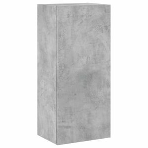 vidaXL betonszürke szerelt fa fali TV-szekrény 40, 5 x 30 x 90 cm kép