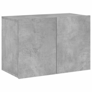 vidaXL betonszürke falra szerelhető TV-szekrény 60 x 30 x 41 cm kép