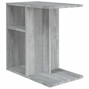 vidaXL szürke sonoma színű szerelt fa kisasztal 50x30x50 cm kép