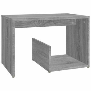 vidaXL szürke sonoma színű szerelt fa kisasztal 59x36x38 cm kép