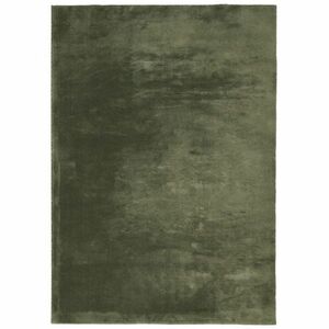 vidaXL HUARTE erdőzöld rövid szálú puha és mosható szőnyeg 140x200 cm kép