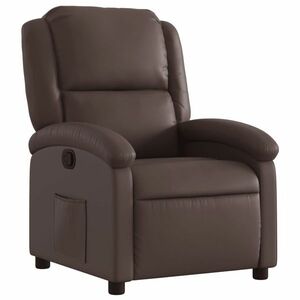 vidaXL barna műbőr dönthető fotel kép