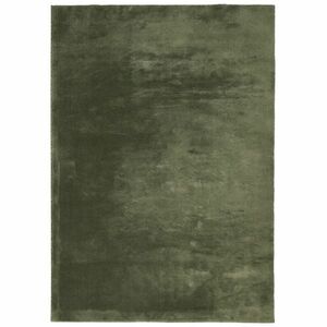 vidaXL HUARTE erdőzöld rövid szálú puha és mosható szőnyeg 120x170 cm kép