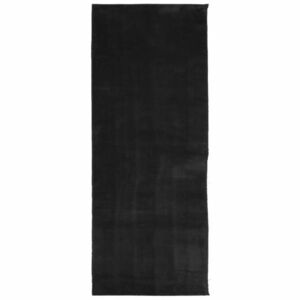 vidaXL HUARTE fekete rövid szálú puha és mosható szőnyeg 80 x 200 cm kép