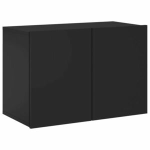 vidaXL fekete falra szerelhető TV-szekrény 60 x 30 x 41 cm kép