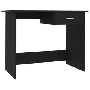 vidaXL fekete forgácslap íróasztal 100 x 50 x 76 cm kép