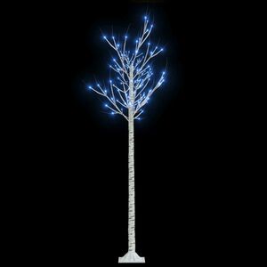 vidaXL 180 LED-es bel-/kültéri kék fűzfa karácsonyfa 1, 8 m kép