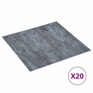 vidaXL 20 db szürke márvány mintás öntapadó PVC padlólap 1, 86 m² kép