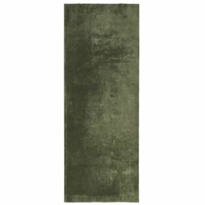 vidaXL HUARTE erdőzöld rövid szálú puha és mosható szőnyeg 80 x 200 cm kép