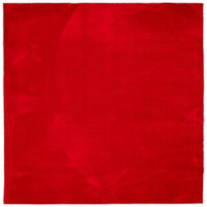 vidaXL HUARTE piros rövid szálú puha és mosható szőnyeg 240 x 240 cm kép