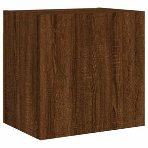 vidaXL barna tölgy színű szerelt fa fali TV-szekrény 40, 5 x 30 x 40 cm kép