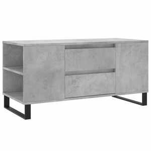 vidaXL betonszürke szerelt fa dohányzóasztal 102x44, 5x50 cm kép