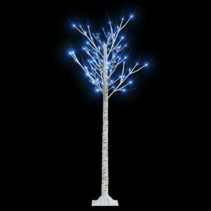 vidaXL 140 LED-es bel-/kültéri kék fűzfa karácsonyfa 1, 5 m kép