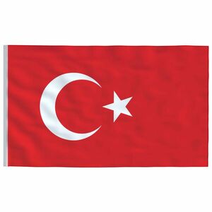 vidaXL török zászló 90 x 150 cm kép