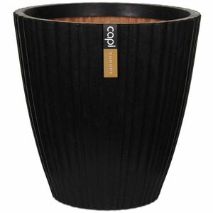 Capi Urban Tube KBLT801 fekete kúpos váza 40 x 40 cm kép