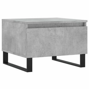 vidaXL betonszürke szerelt fa dohányzóasztal 50x46x35 cm kép