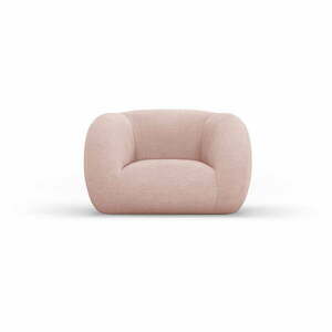 Világos rózsaszín buklé fotel Essen – Cosmopolitan Design kép