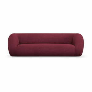 Borvörös buklé kanapé 230 cm Essen – Cosmopolitan Design kép
