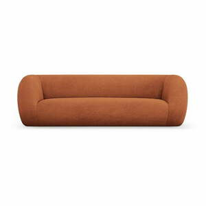 Narancssárga buklé kanapé 230 cm Essen – Cosmopolitan Design kép
