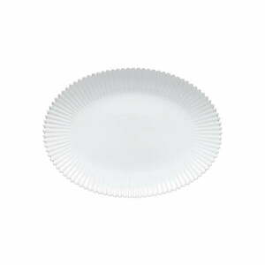 Fehér agyagkerámia szervírozó tányér 37x51 cm Pearl – Costa Nova kép