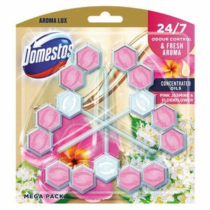 Domestos WC-frissítő Blokk Aroma Lux Pink Jasmine & Elderflower (... kép