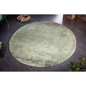 MODERN ART zöld kerek szövet szőnyeg 150cm kép