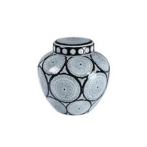 ANTIFONE fekete porcelán váza kép
