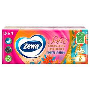 Zewa Softis 4 rétegű Papír zsebkendő - Limited Edition 10x9db kép