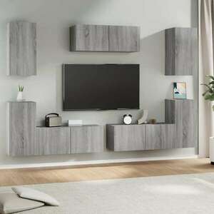 vidaXL szürke sonoma színű szerelt fa TV-szekrény 30, 5 x 30 x 60 cm kép