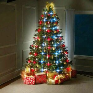Karácsonyi világítás, karácsonyi fényfüzér kép