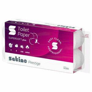 Satino Wepa Prestige toalettpapír, 4 rétegű, 150 lapos, 8 tekercs... kép