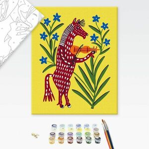 Festés szám szerint limitált ló hegedűvel kép