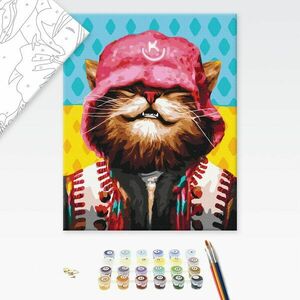 Festés szám szerint rapper macska kép