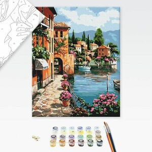 Festés szám szerint tengerparti városka Positano kép